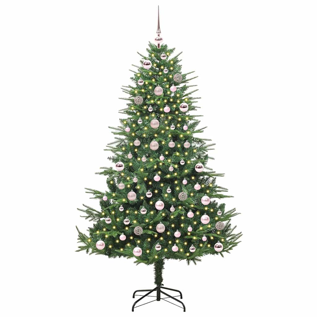 Artificial Pre-lit Christmas Tree with Ball Set Green 70.9