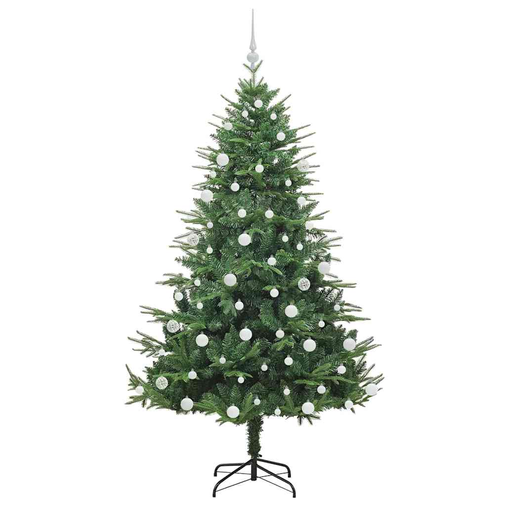 Artificial Pre-lit Christmas Tree with Ball Set Green 70.9