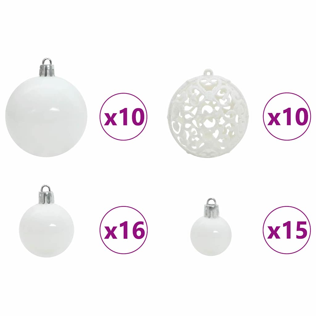 Artificial Pre-lit Christmas Tree with Ball Set Green 70.9