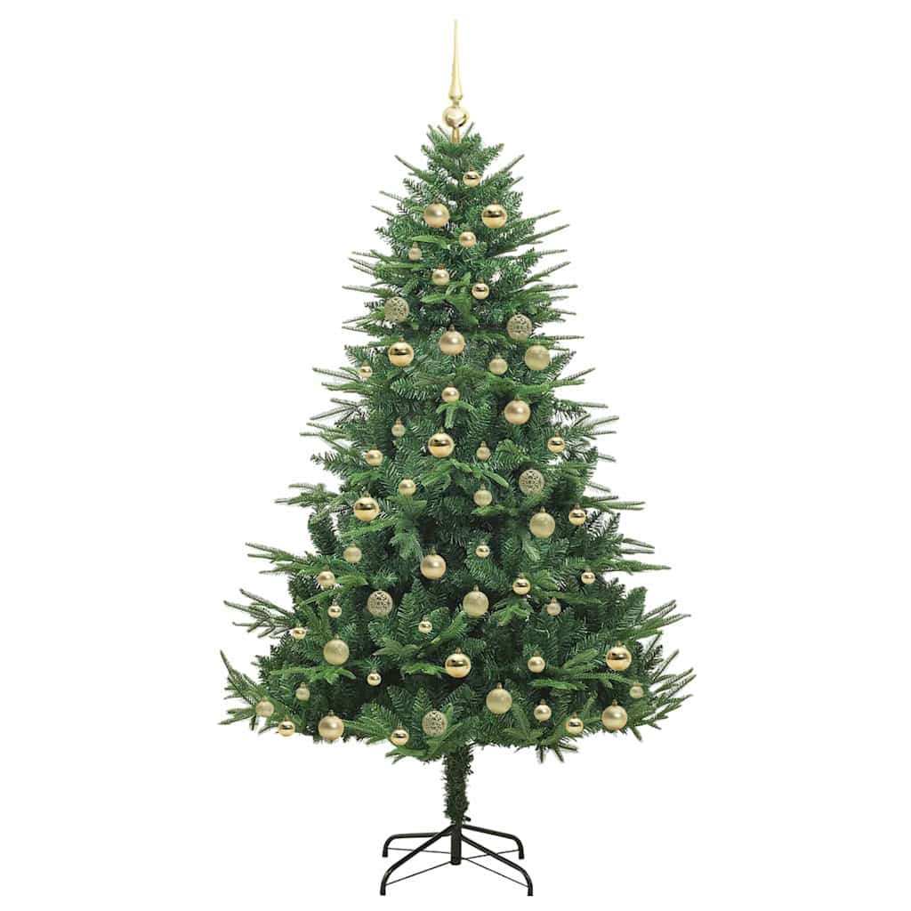 Artificial Pre-lit Christmas Tree with Ball Set Green 70.9
