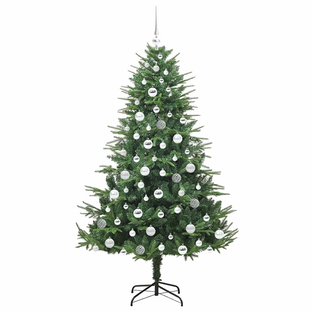 Artificial Pre-lit Christmas Tree with Ball Set Green 70.9