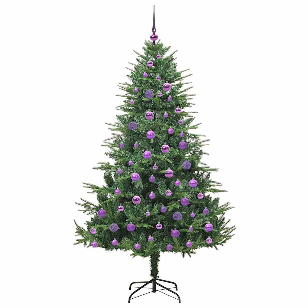Artificial Pre-lit Christmas Tree with Ball Set Green 70.9
