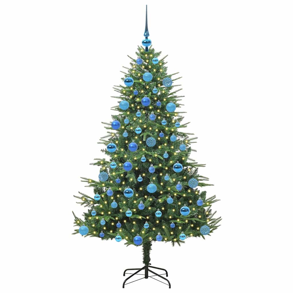 Artificial Pre-lit Christmas Tree with Ball Set Green 70.9