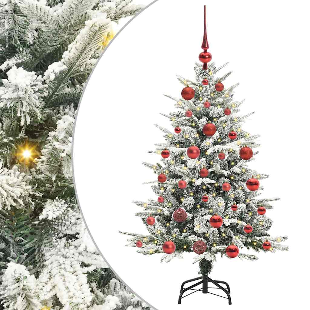 Artificial Pre-lit Christmas Tree with Ball Set Green 47.2