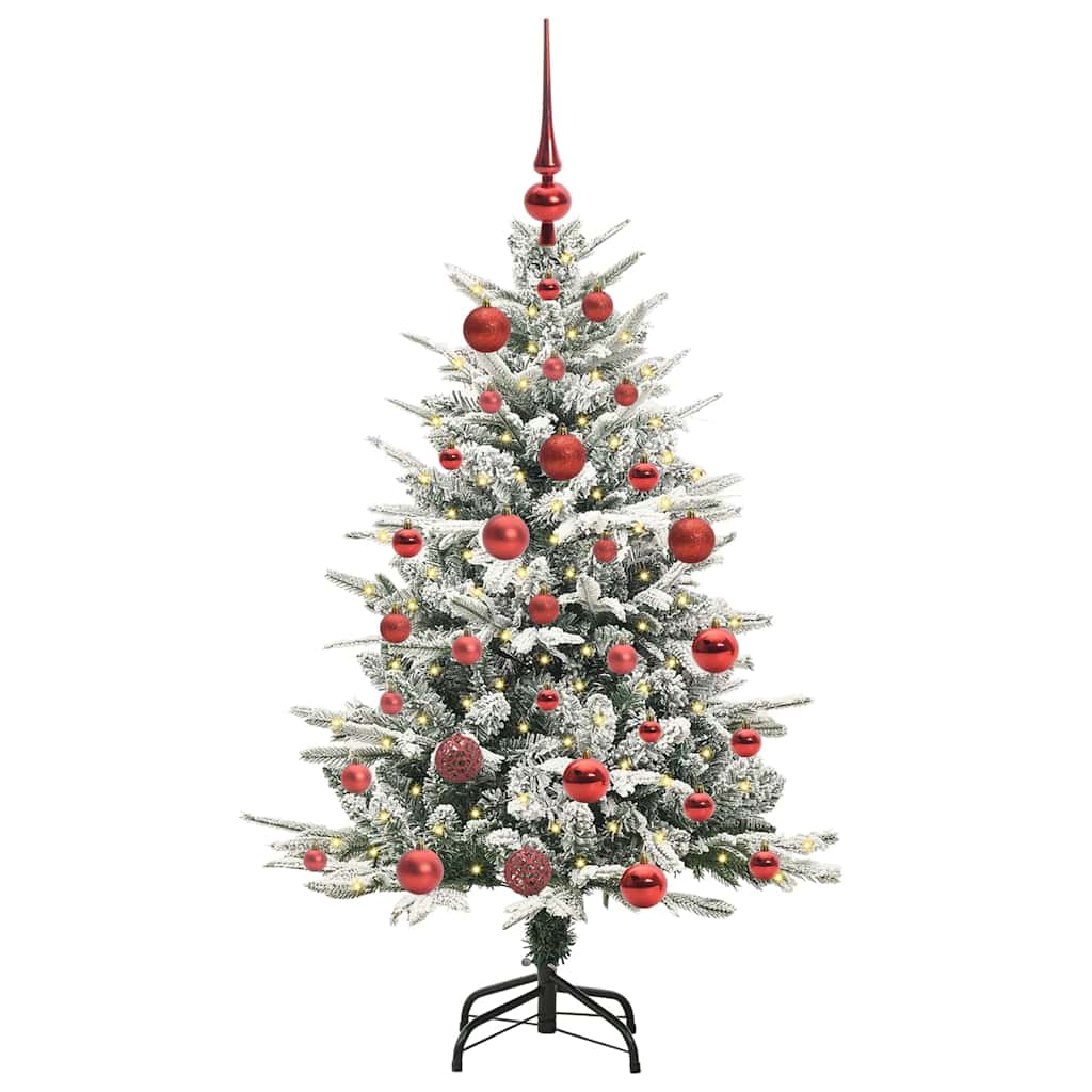 Artificial Pre-lit Christmas Tree with Ball Set Green 47.2