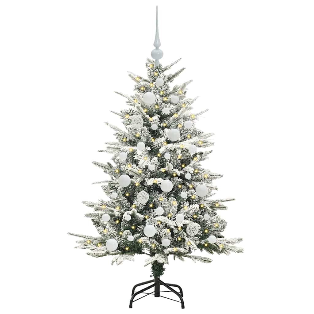 Artificial Pre-lit Christmas Tree with Ball Set Green 47.2