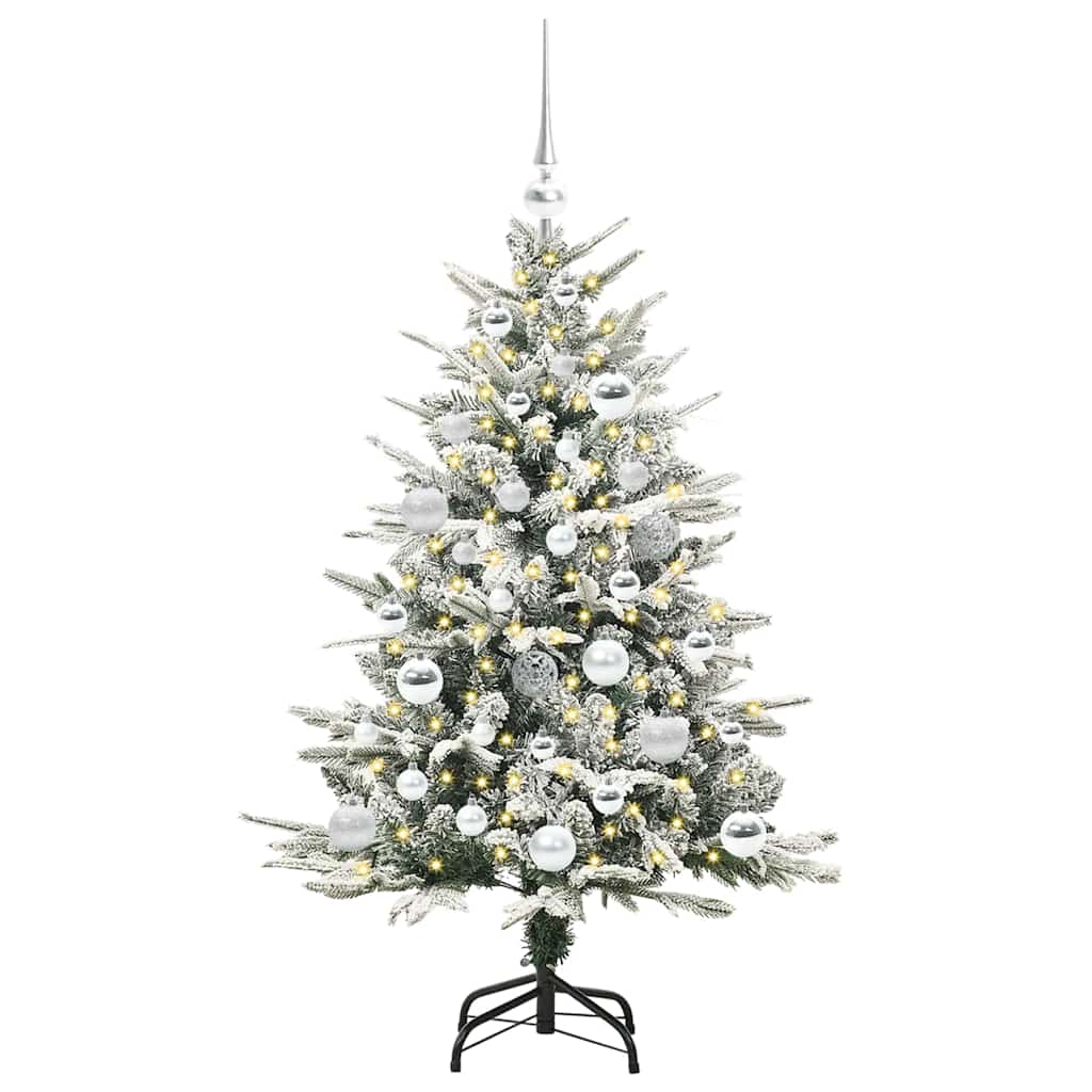Artificial Pre-lit Christmas Tree with Ball Set Green 47.2