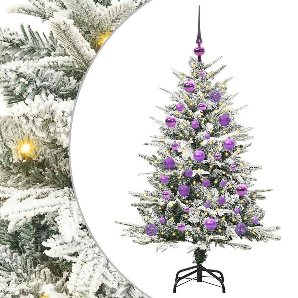 Artificial Pre-lit Christmas Tree with Ball Set Green 47.2