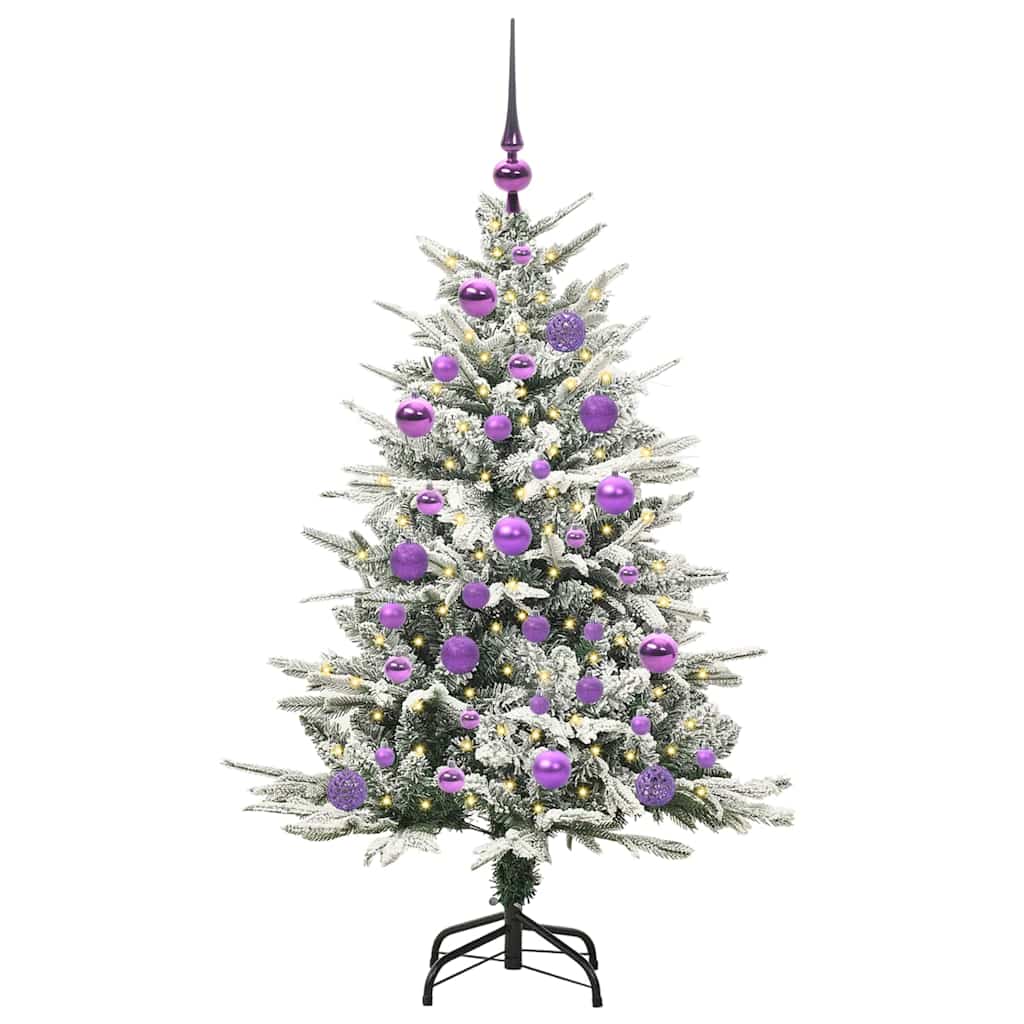 Artificial Pre-lit Christmas Tree with Ball Set Green 47.2