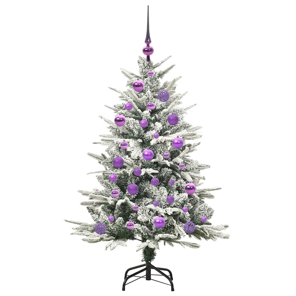 Artificial Pre-lit Christmas Tree with Ball Set Green 47.2