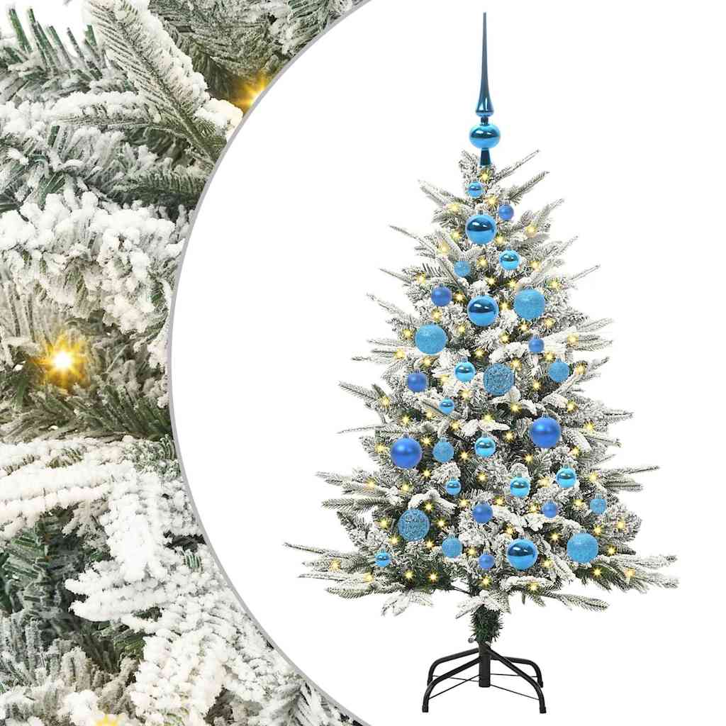 Artificial Pre-lit Christmas Tree with Ball Set Green 47.2