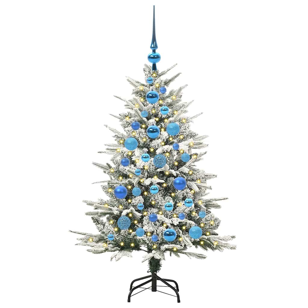 Artificial Pre-lit Christmas Tree with Ball Set Green 47.2