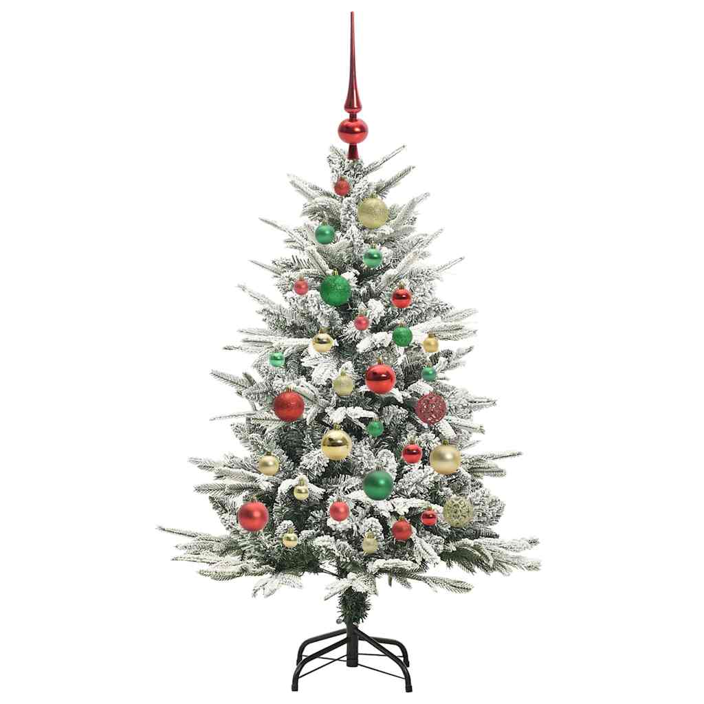 Artificial Pre-lit Christmas Tree with Ball Set Green 47.2