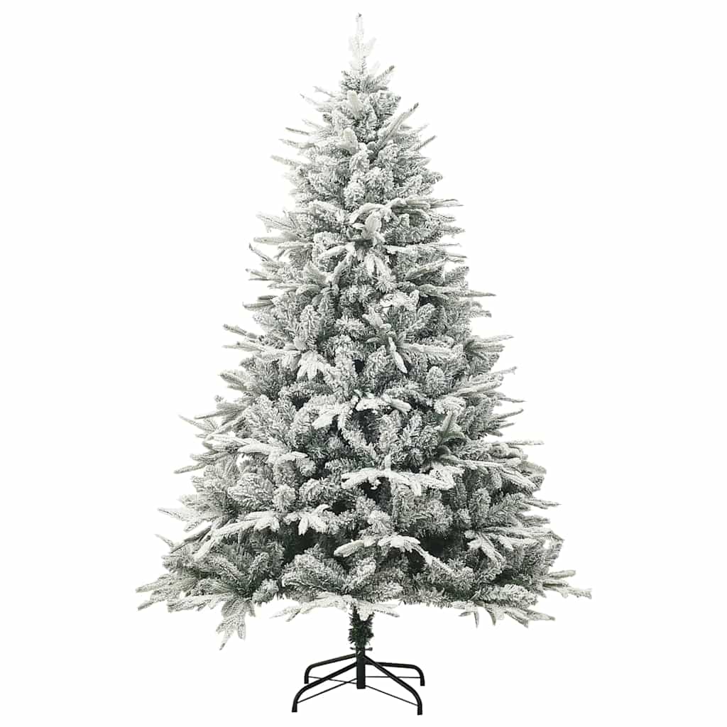 Artificial Pre-lit Christmas Tree Green 70.9" PVC and PE