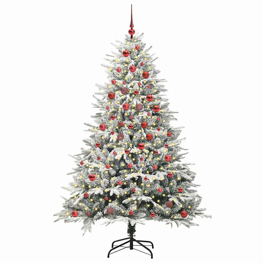 Artificial Pre-lit Christmas Tree with Ball Set Green 70.9