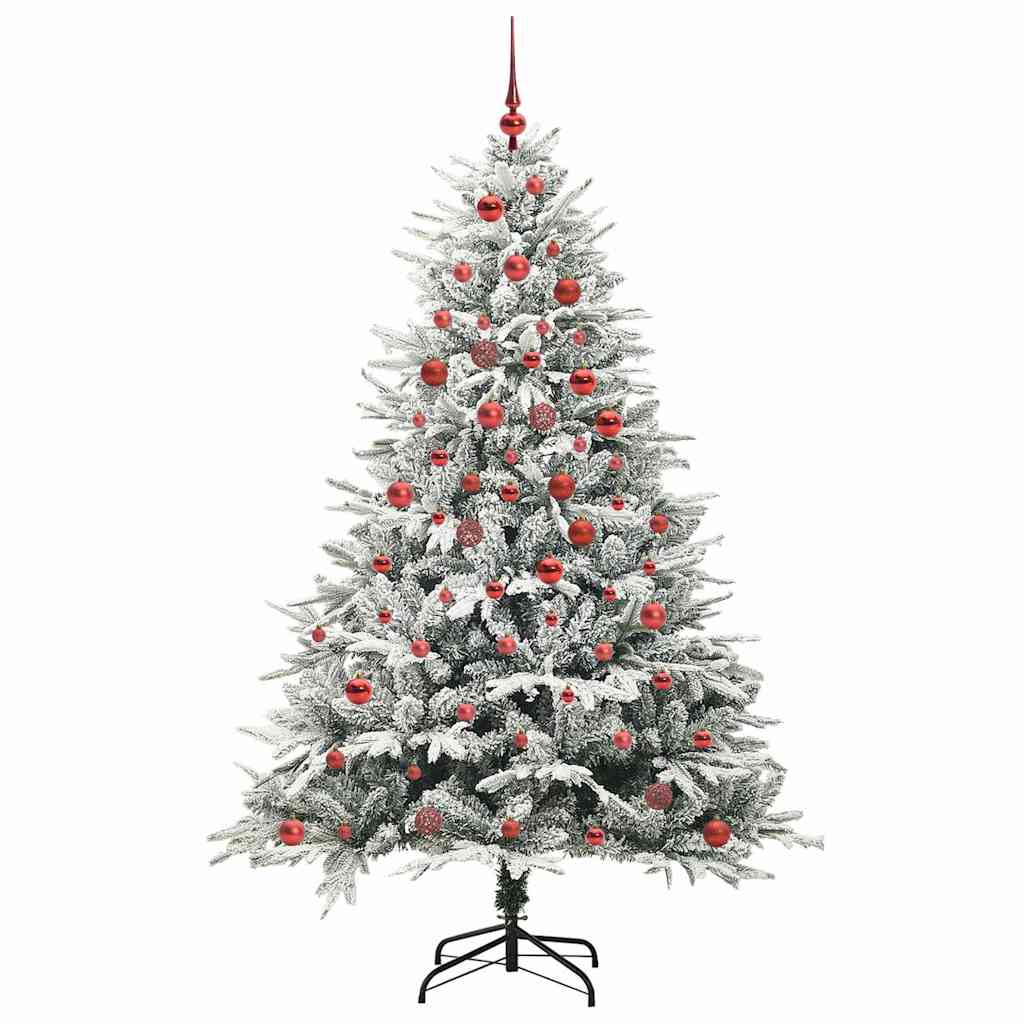 Artificial Pre-lit Christmas Tree with Ball Set Green 70.9