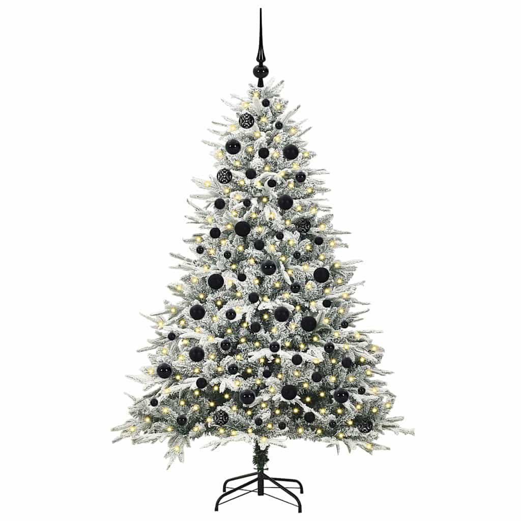 Artificial Pre-lit Christmas Tree with Ball Set Green 70.9