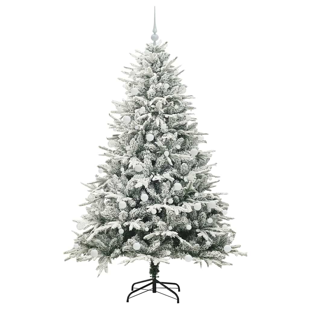Artificial Pre-lit Christmas Tree with Ball Set Green 70.9