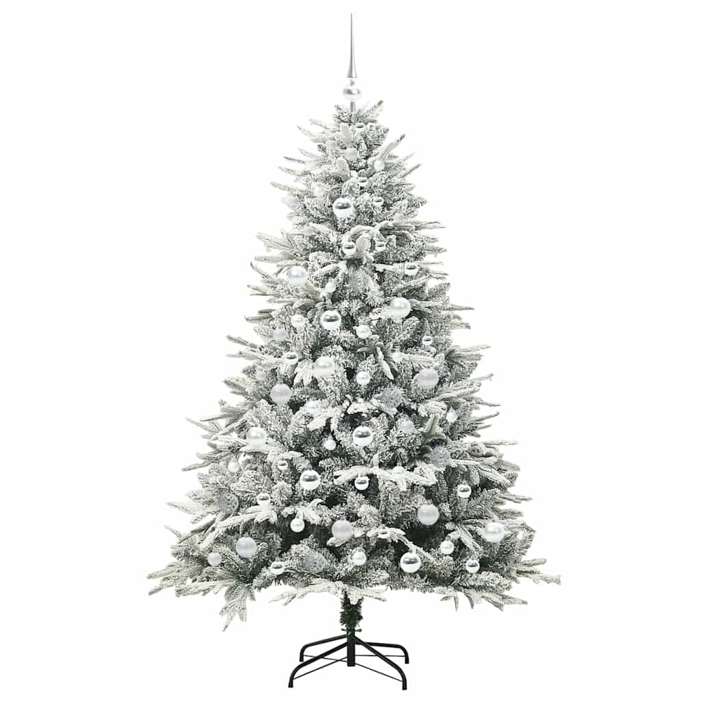 Artificial Pre-lit Christmas Tree with Ball Set Green 70.9