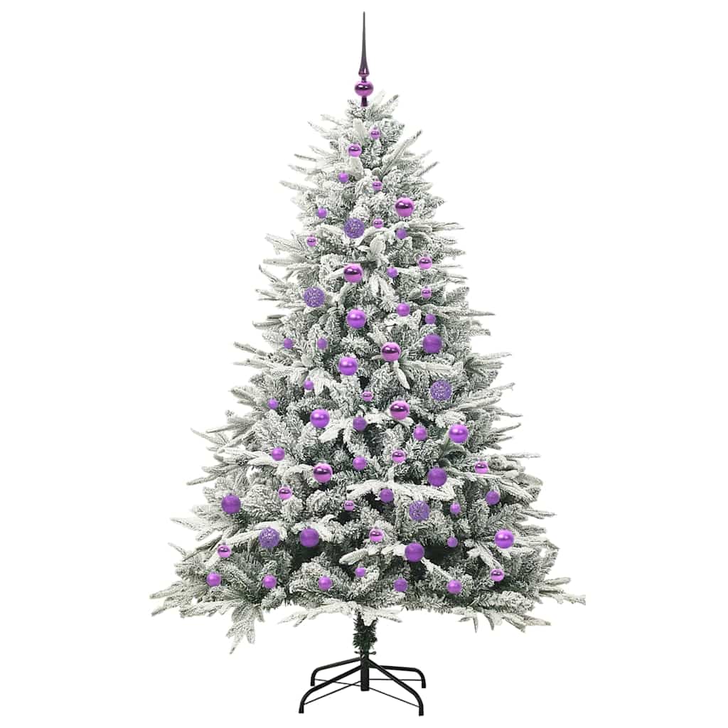 Artificial Pre-lit Christmas Tree with Ball Set Green 70.9