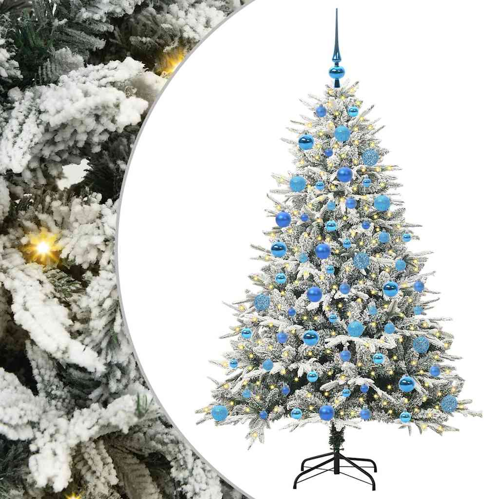 Artificial Pre-lit Christmas Tree with Ball Set Green 70.9