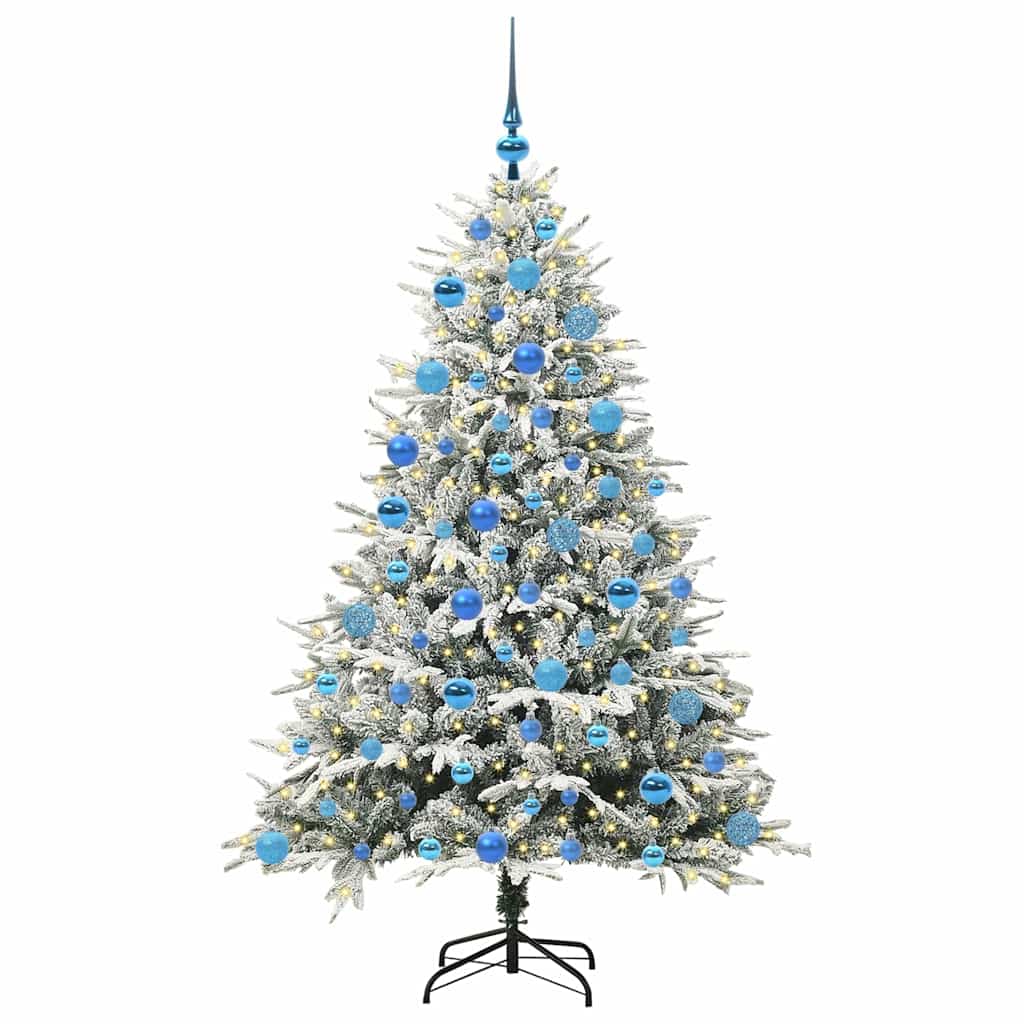Artificial Pre-lit Christmas Tree with Ball Set Green 70.9