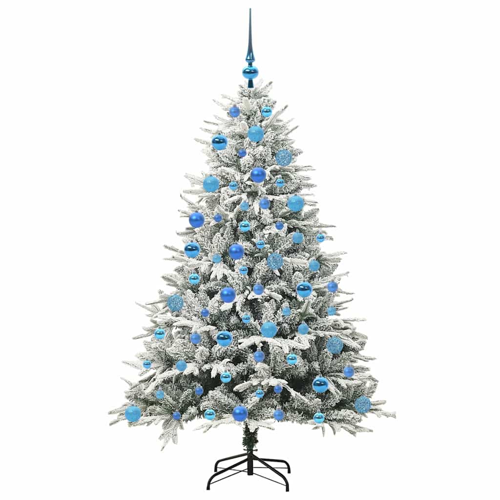 Artificial Pre-lit Christmas Tree with Ball Set Green 70.9