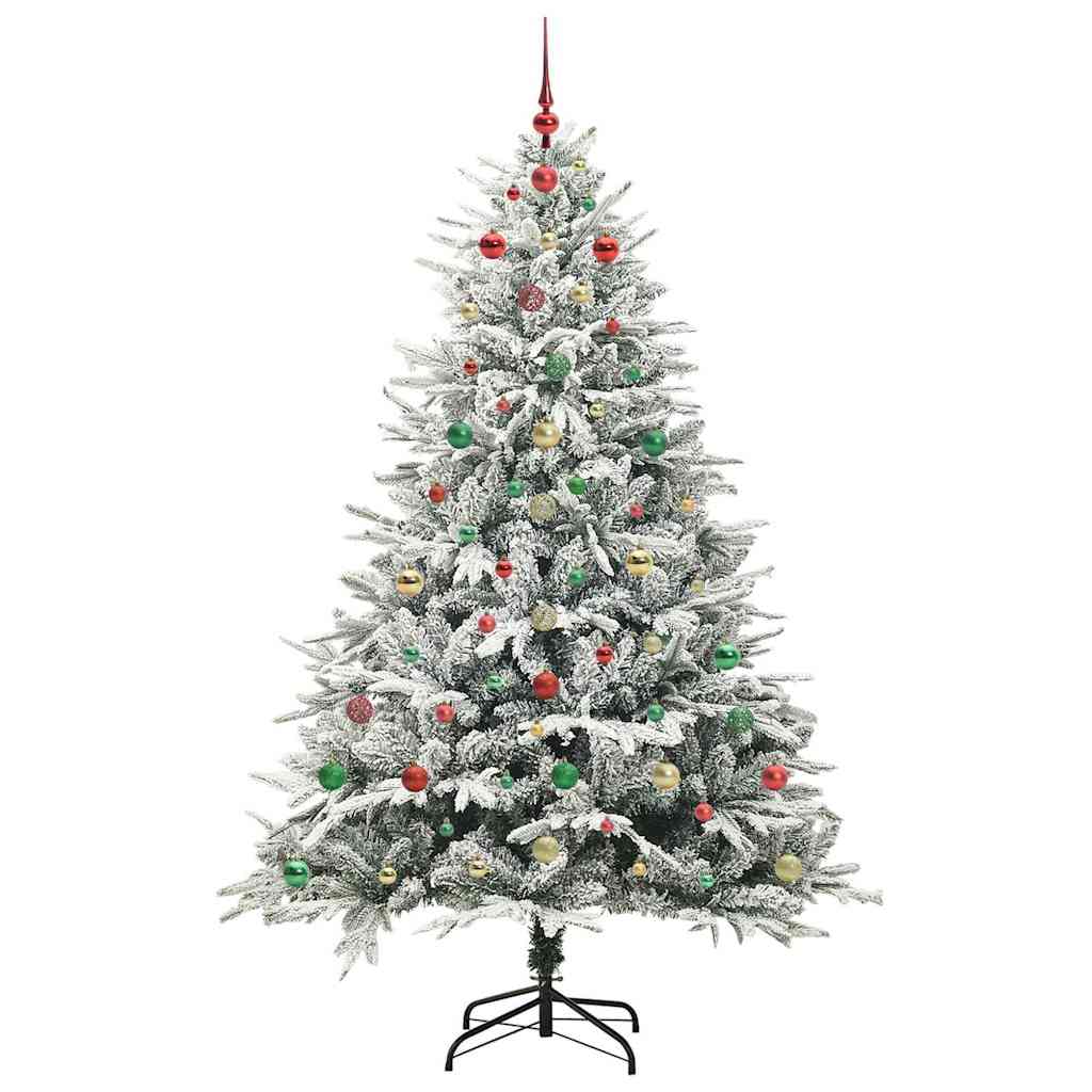 Artificial Pre-lit Christmas Tree with Ball Set Green 70.9
