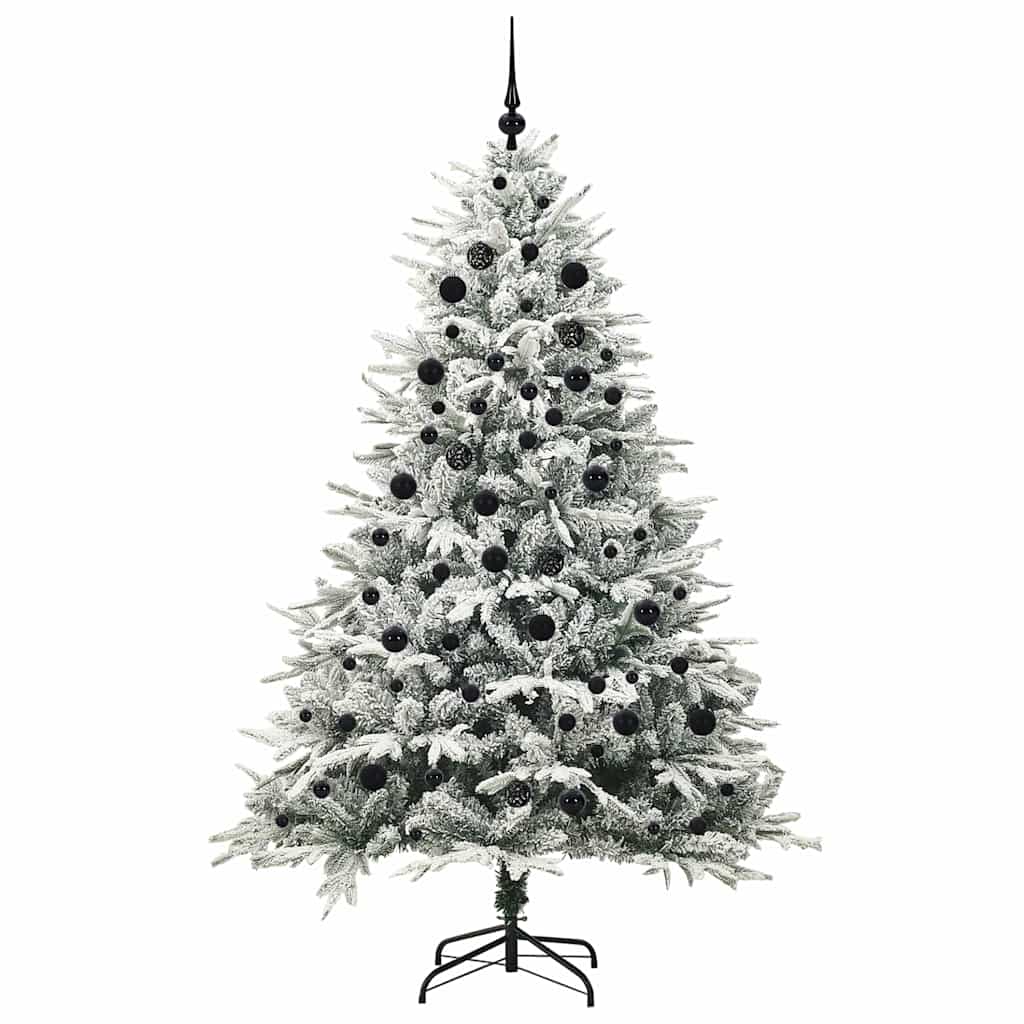 Artificial Pre-lit Christmas Tree with Ball Set Green 82.7