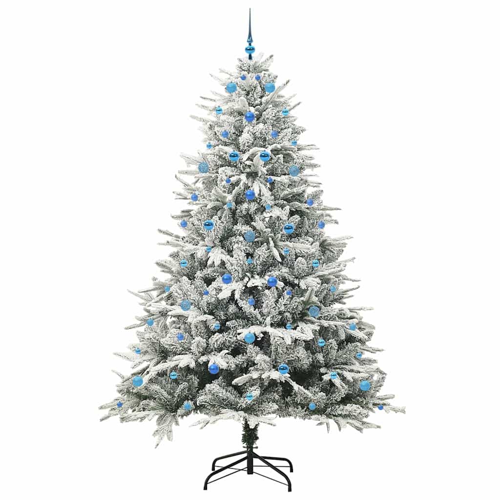 Artificial Pre-lit Christmas Tree with Ball Set Green 94.5