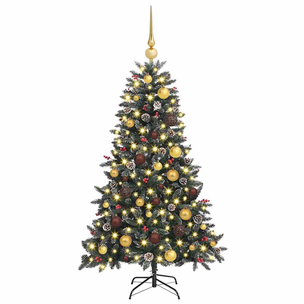 Artificial Christmas Tree with 150 LEDs Green 68 x 68 x 120 cm