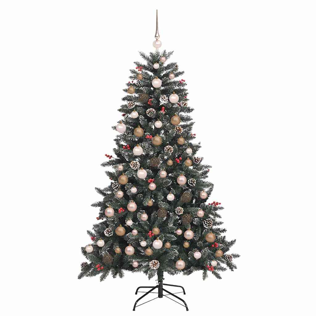 Artificial Christmas Tree with 300 LEDs Green 99 x 99 x 180 cm