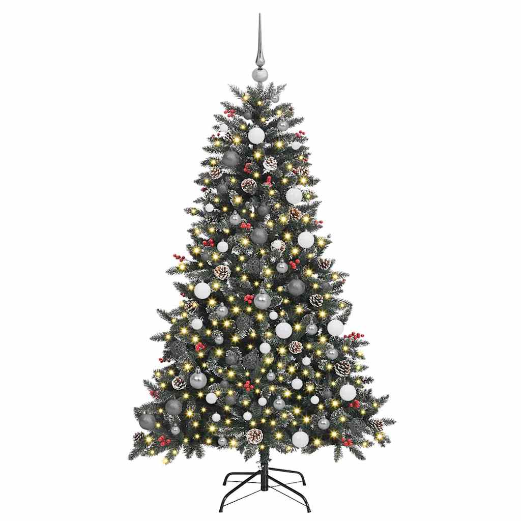 Artificial Christmas Tree with 300 LEDs Green 99 x 99 x 180 cm