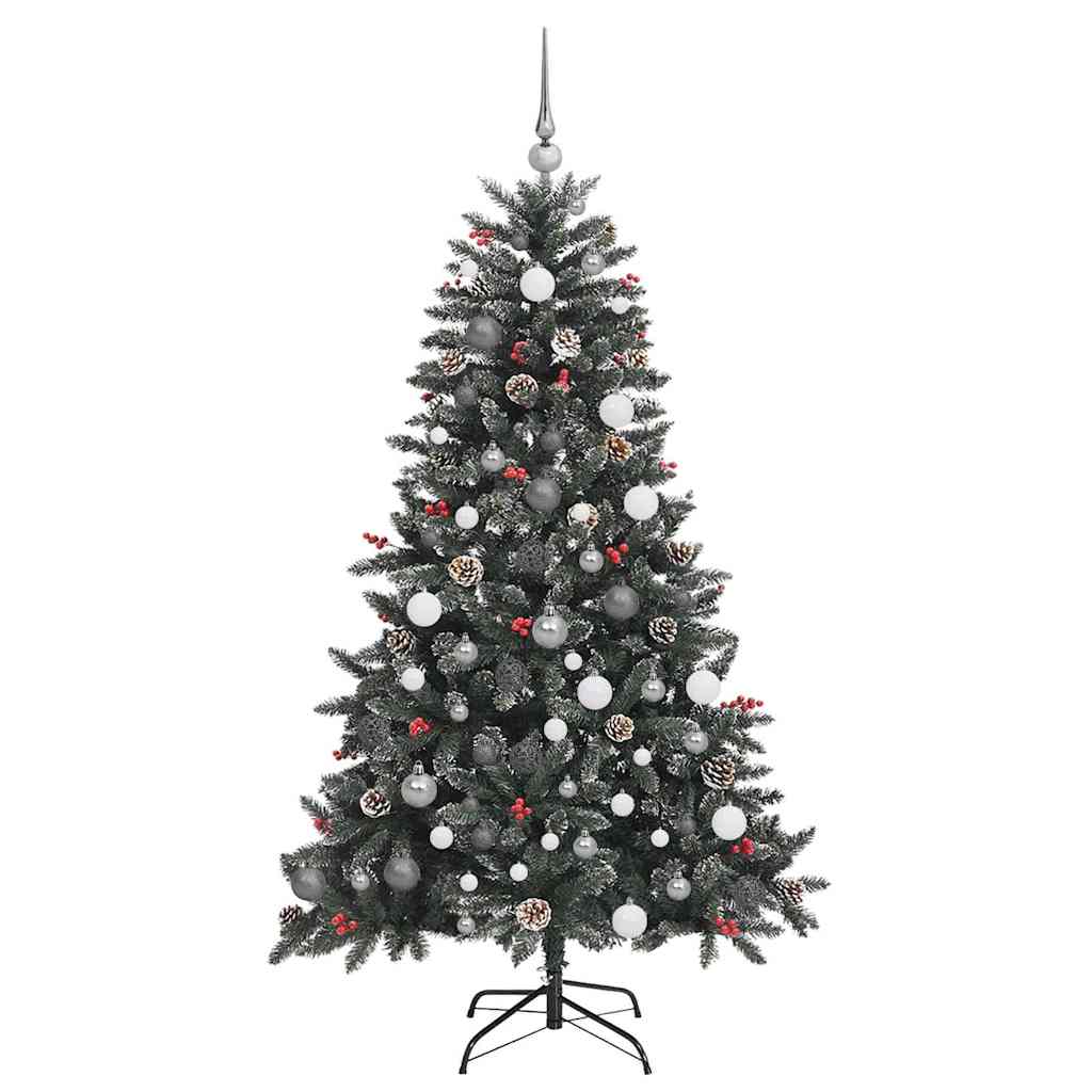 Artificial Christmas Tree with 300 LEDs Green 99 x 99 x 180 cm