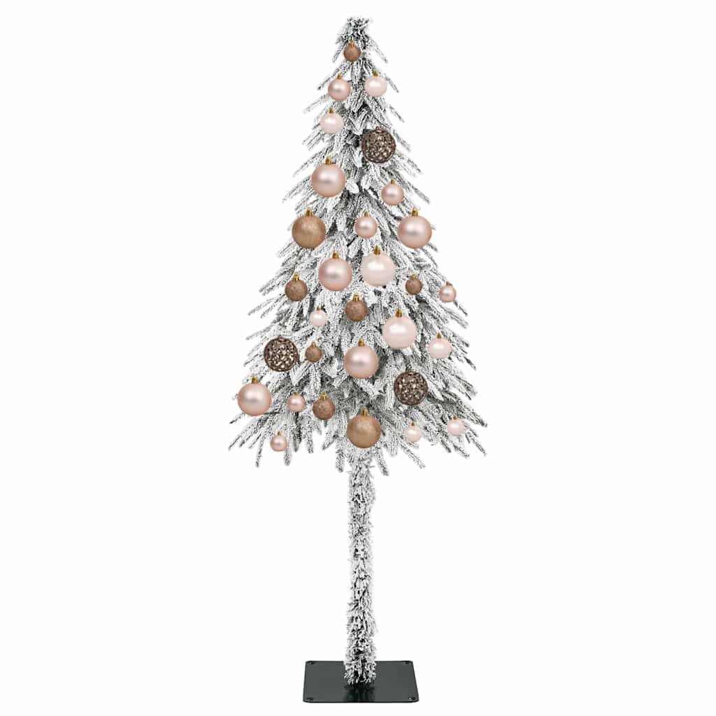 Christmas Tree with 150 LEDs White 47.2" PE and Steel