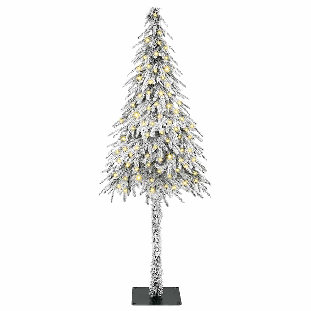 Christmas Tree with 150 LEDs White 59.1" PE and Steel