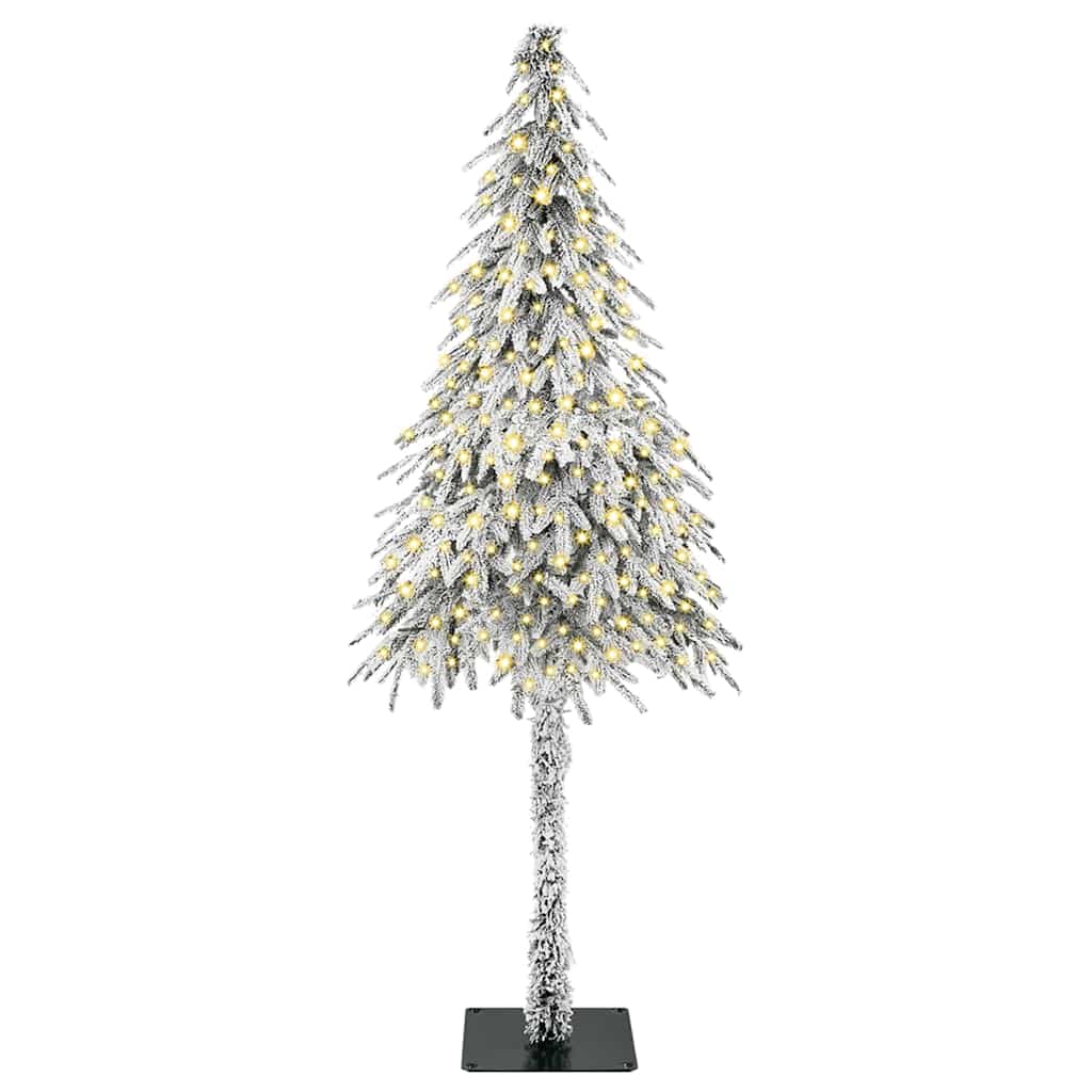 Christmas Tree with 300 LEDs White 70.9" PE and Steel