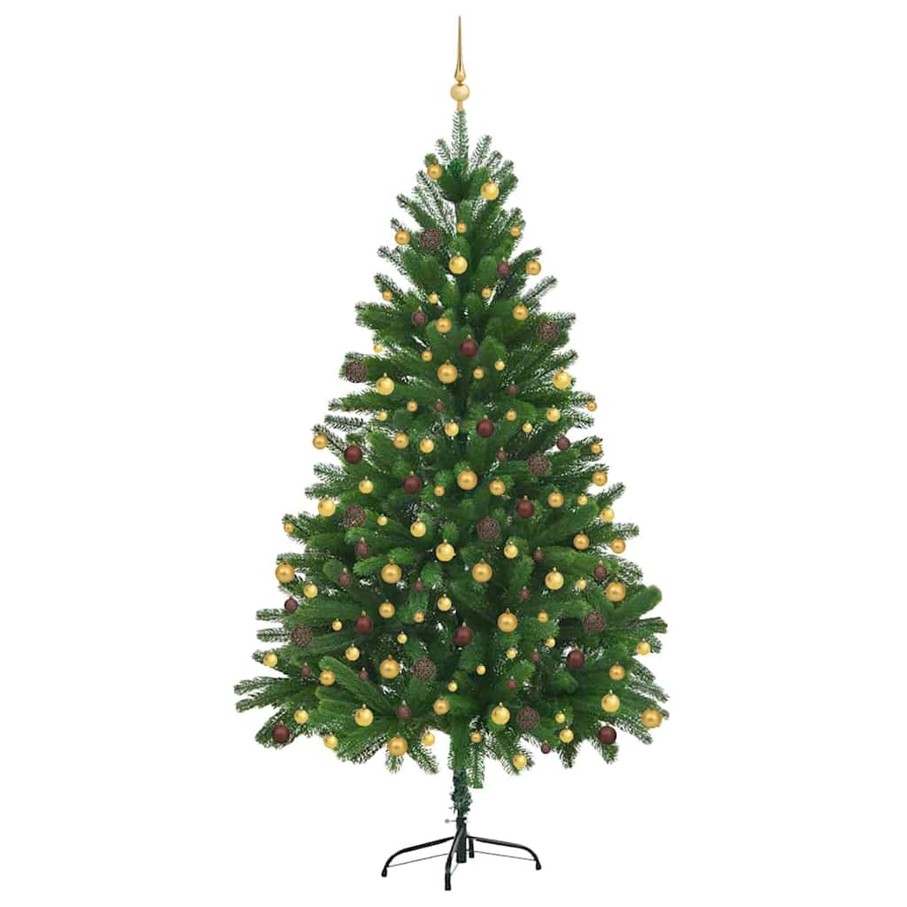 Christmas Tree with 300 LEDs with Stand Green 70.9" PE