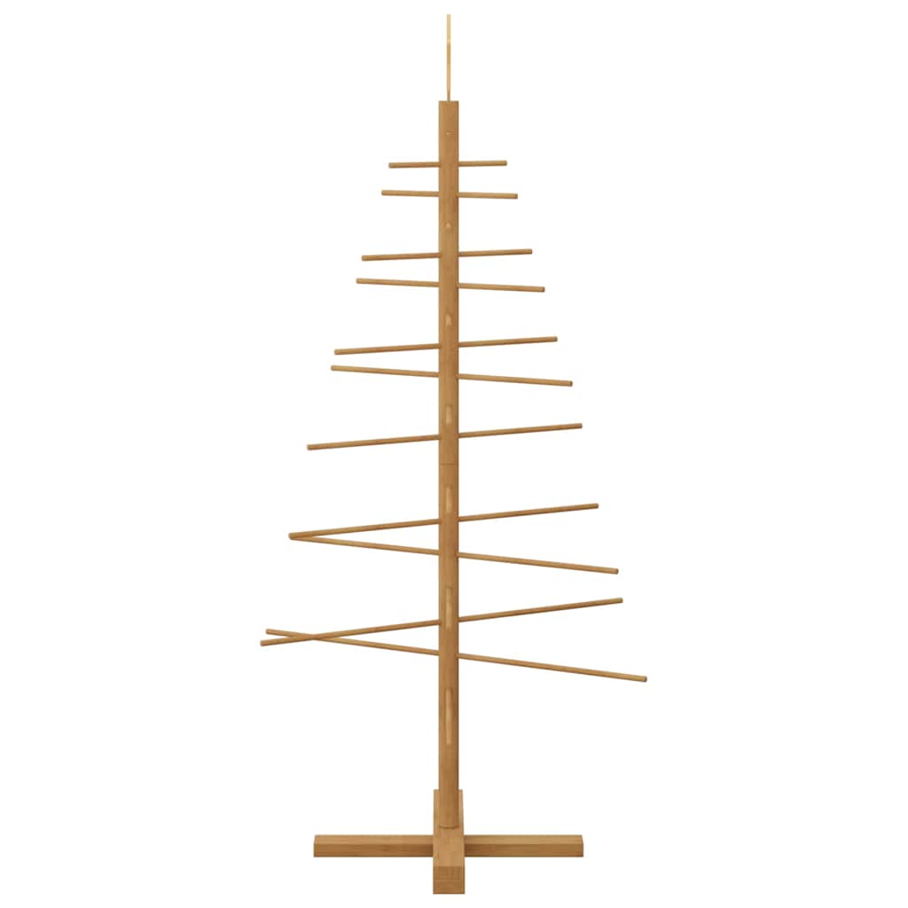 Wooden Christmas Tree with Stand Brown 49.2" bamboo