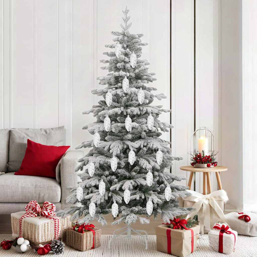 Christmas Tree Decoration 40 pcs Silver