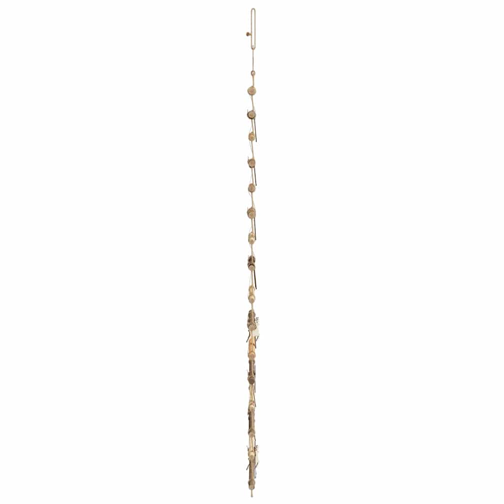 Christmas Tree with 80 LEDs Natural 59.1" Solid Ash wood