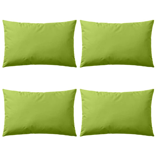 Outdoor Pillow Set of 4 Apple green