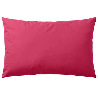 Patio Pillows 2 pcs 23.6x15.7" Pink