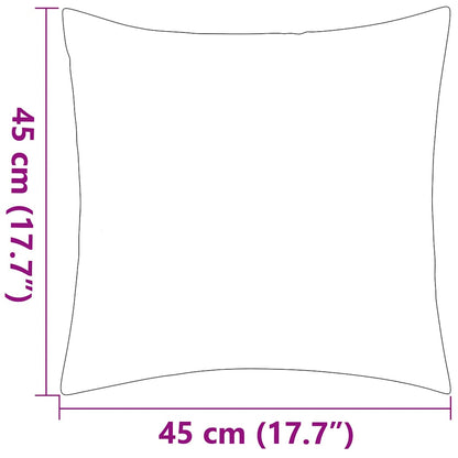 Outdoor Pillow Set of 4 Grey Polyester 17.7 x 17.7 in