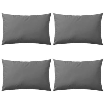 Outdoor Pillow Set of 4 Grey