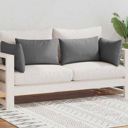 Outdoor Pillow Set of 4 Grey
