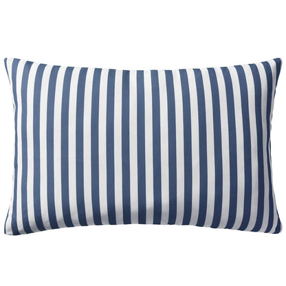 Outdoor Pillow Set of 2 Navy Polyester fabric with 1 lb PP filling