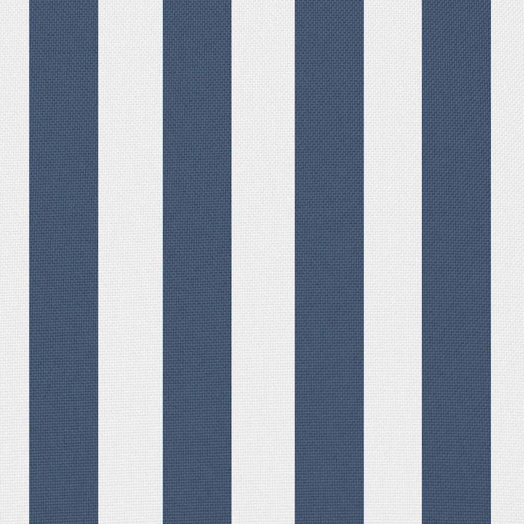 Outdoor Pillow Set of 2 Navy Polyester fabric with 1 lb PP filling