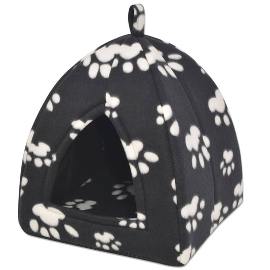 Cat Cubby Black and white Polyester fleece Large Removable Covers