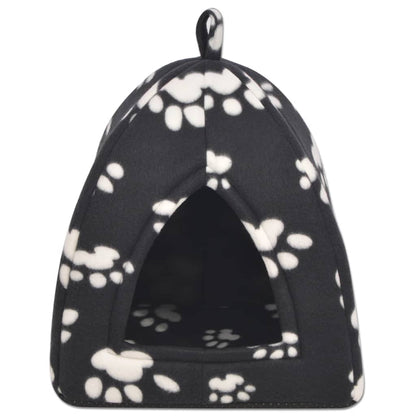 Cat Cubby Black and white Polyester fleece Large Removable Covers